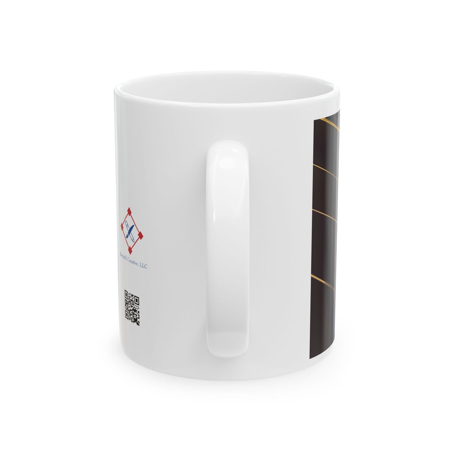 Lion Mosaic Ceramic Mug, (11oz)