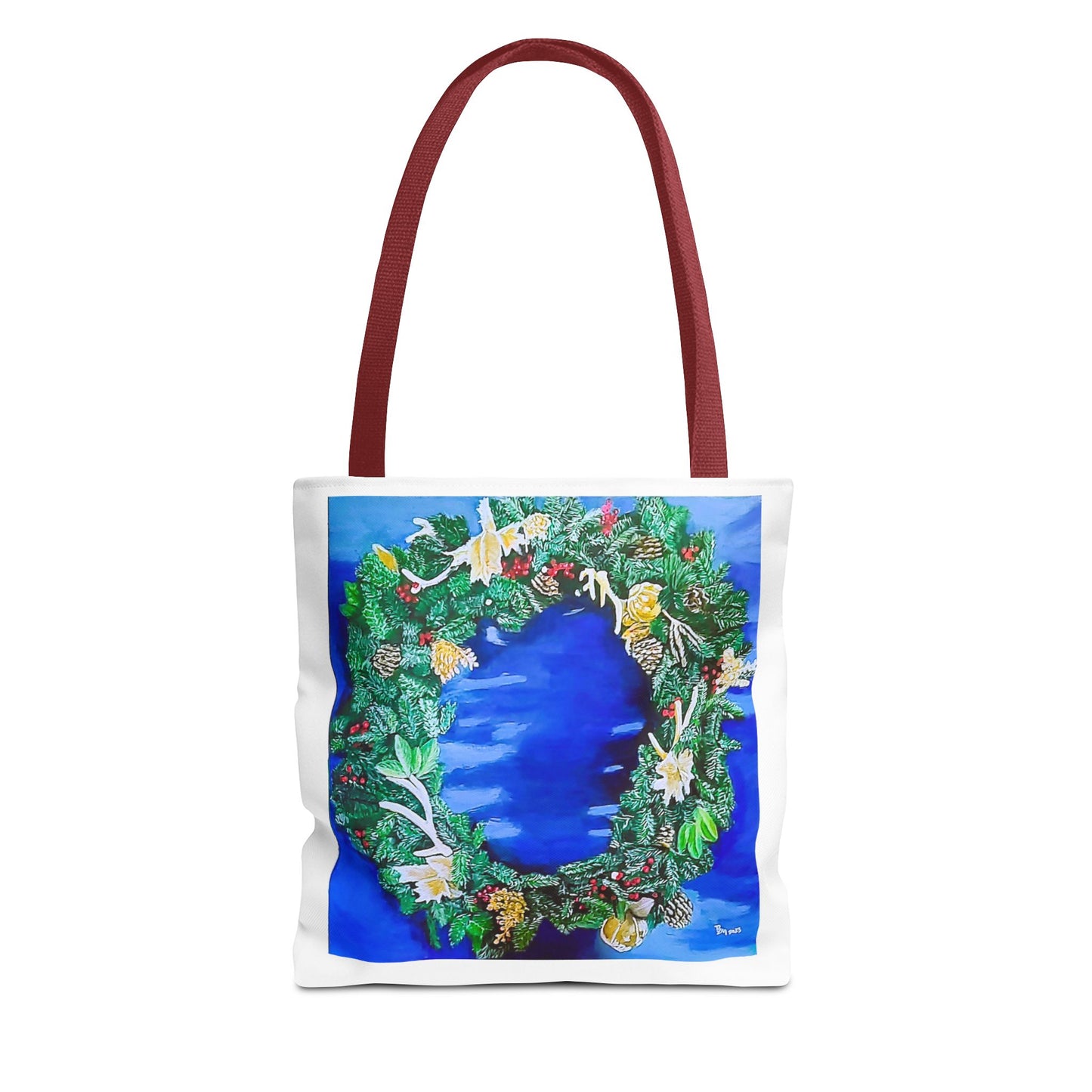 Christmas Wreath Tote Bag