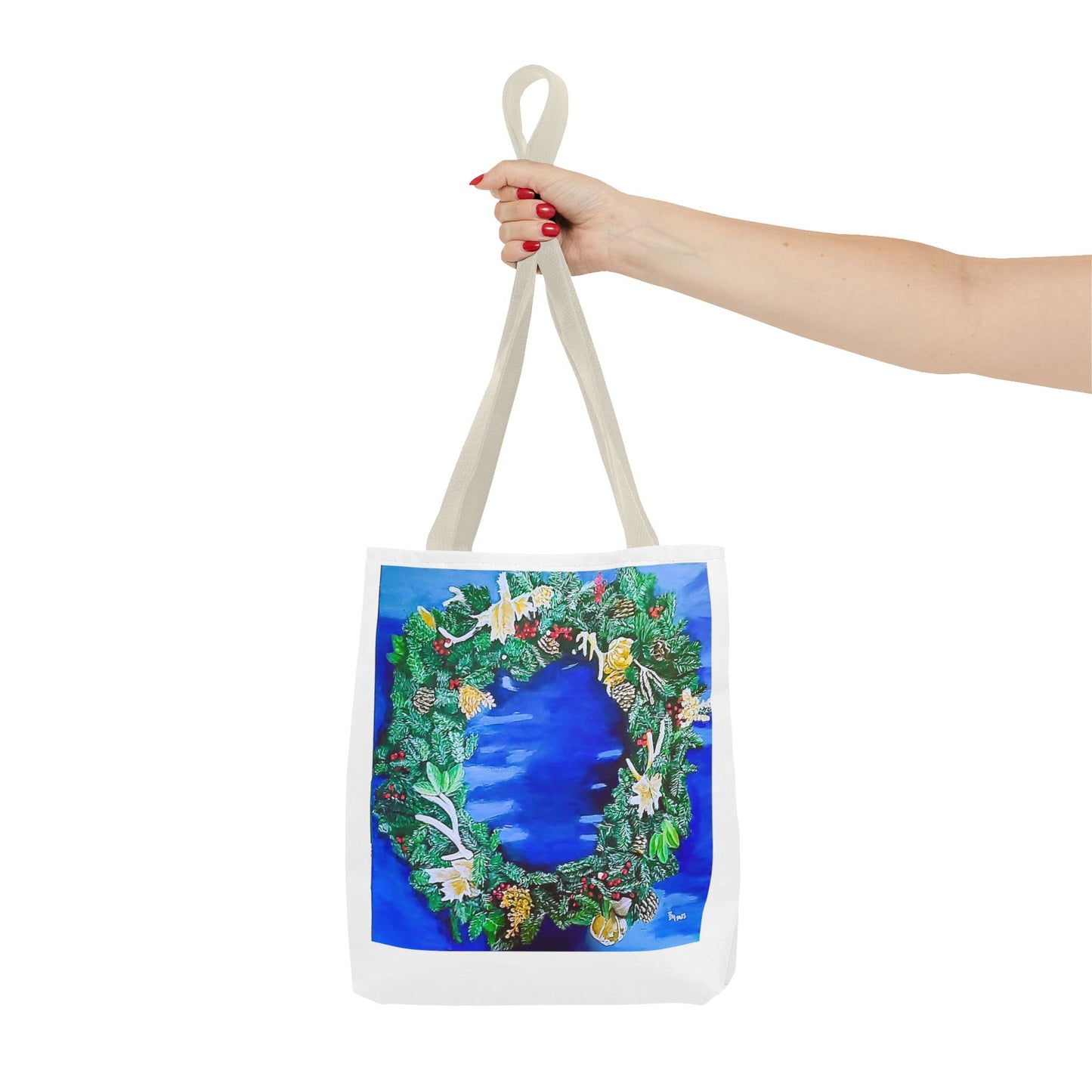 Christmas Wreath Tote Bag