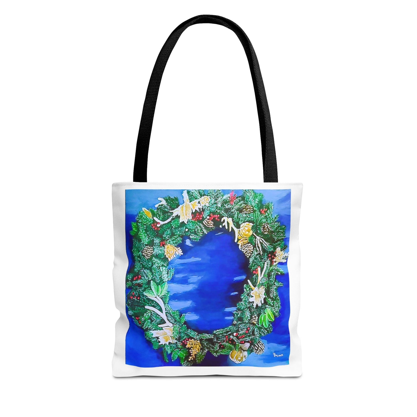 Christmas Wreath Tote Bag