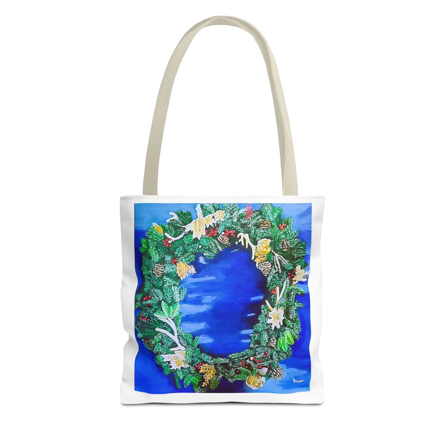 Christmas Wreath Tote Bag